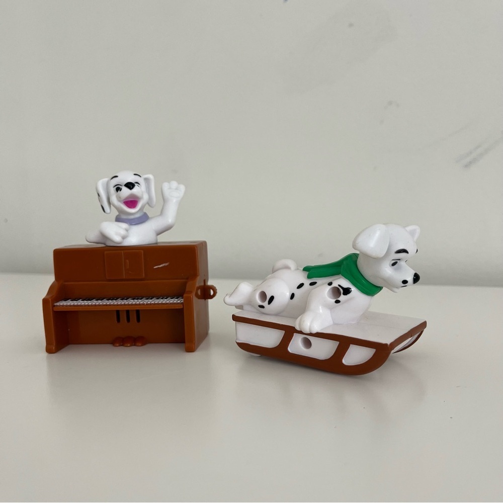 Vintage Disney 101 Dalmatians Piano & Conductor Wind-Up Toys Set - Picture 2 of 5